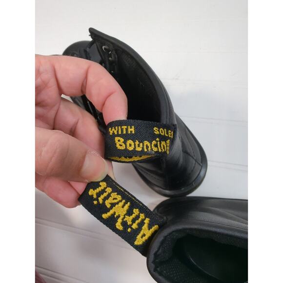 Dr. Martens 1460 Boot Black Kids 3 Lace Up Zip Up - Picture 9 of 9